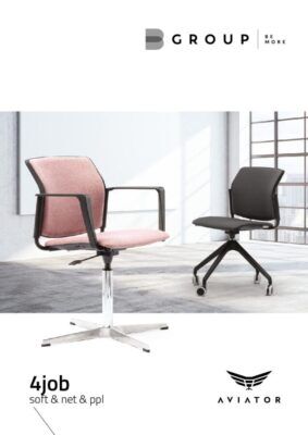 Katalog krzesła i fotela biurowego 4job soft, net, ppl B-Group