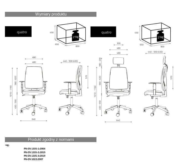 Office chair quatro diagram and sketchy look
