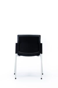 Czarne krzesło biurowe od tyłu 4job B-Group