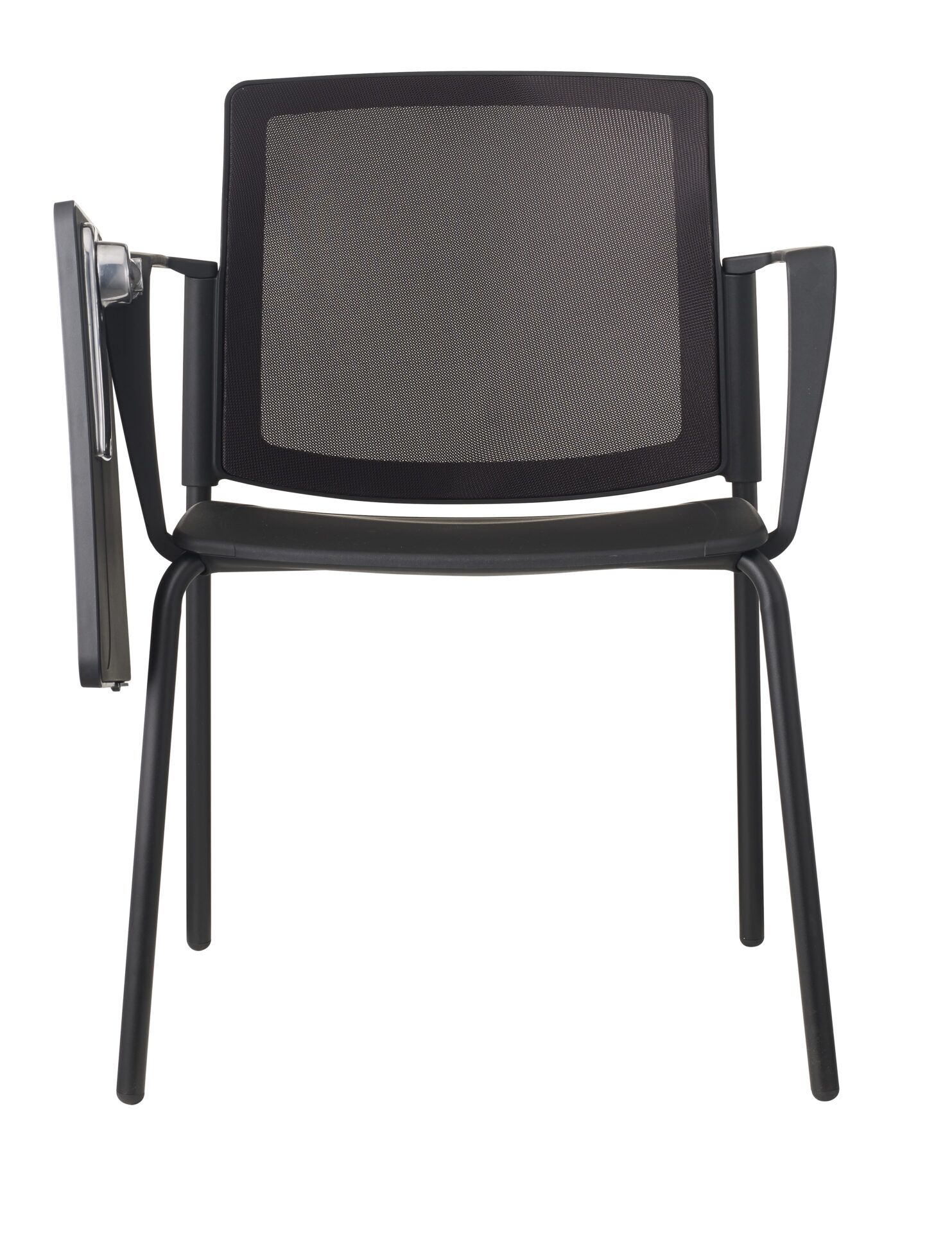 Czarne krzesło biurowe z podkładką od przodu 4job BGroup