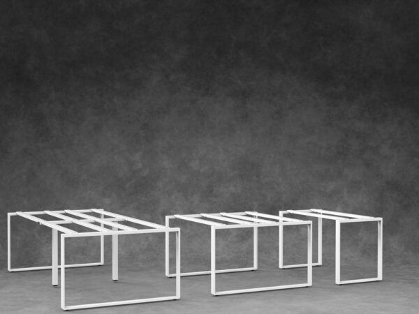 Dark room with B200 series table legs visualization