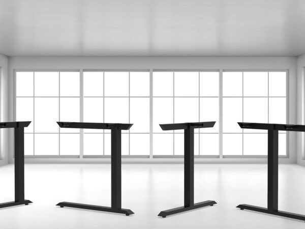Bright room with B30 series table legs visualization